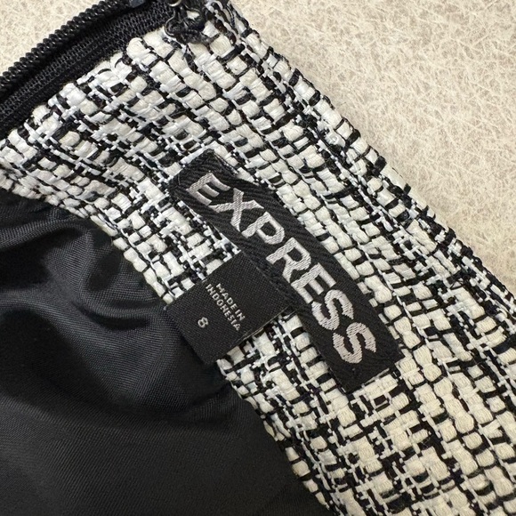 Express Gray Mini A-Line Skirt for Work - Picture 3 of 3